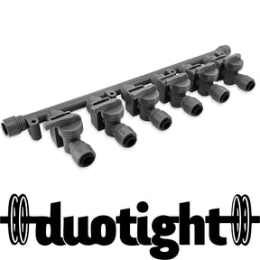 8mm duotight x 6 Way Manifold with Check Valves and Isolation Valves