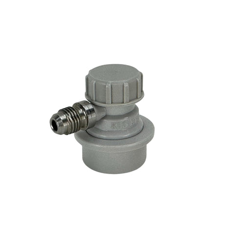 90 degree low profile gas disconnect with MFL thread