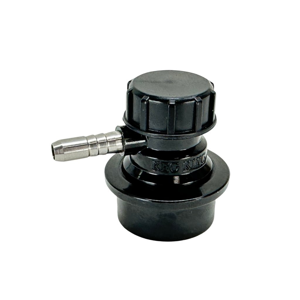 90 degree low profile liquid disconnect with a 6mm combi barb
