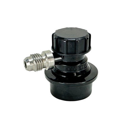 90 degree low profile liquid disconnect with MFL fitting