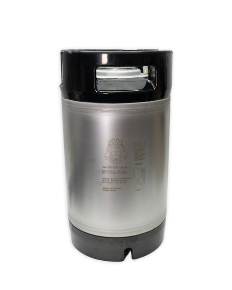 9.5 litre ball lock corny keg with passivated finish
