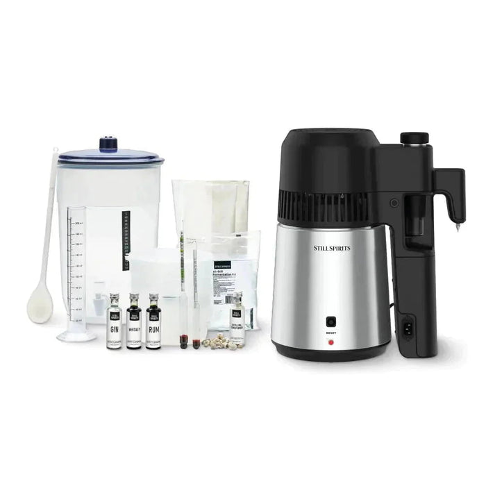 SUPER STARTER KIT Air Still Pro Complete Distillery Kit + FREE Top Shelf 4 Essence Pack + FREE Gin Botanicals