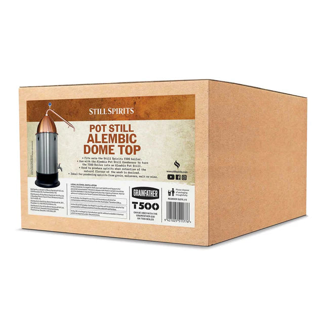 CRAFT SUPER STARTER KIT with Next Generation Still Spirits Turbo 500 (T500) Copper Condenser & Alembic Pot Condenser Distillery Kit *BEST VALUE*