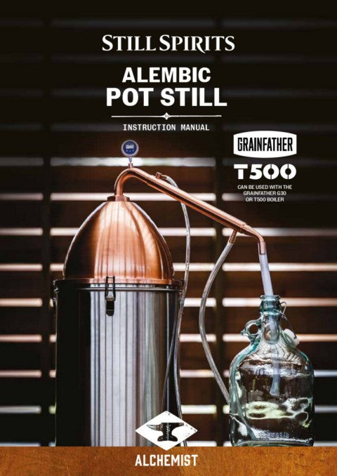 CRAFT STARTER KIT with Next Generation Still Spirits Turbo 500 (T500) Copper Condenser & Alembic Pot Condenser Distillery Kit