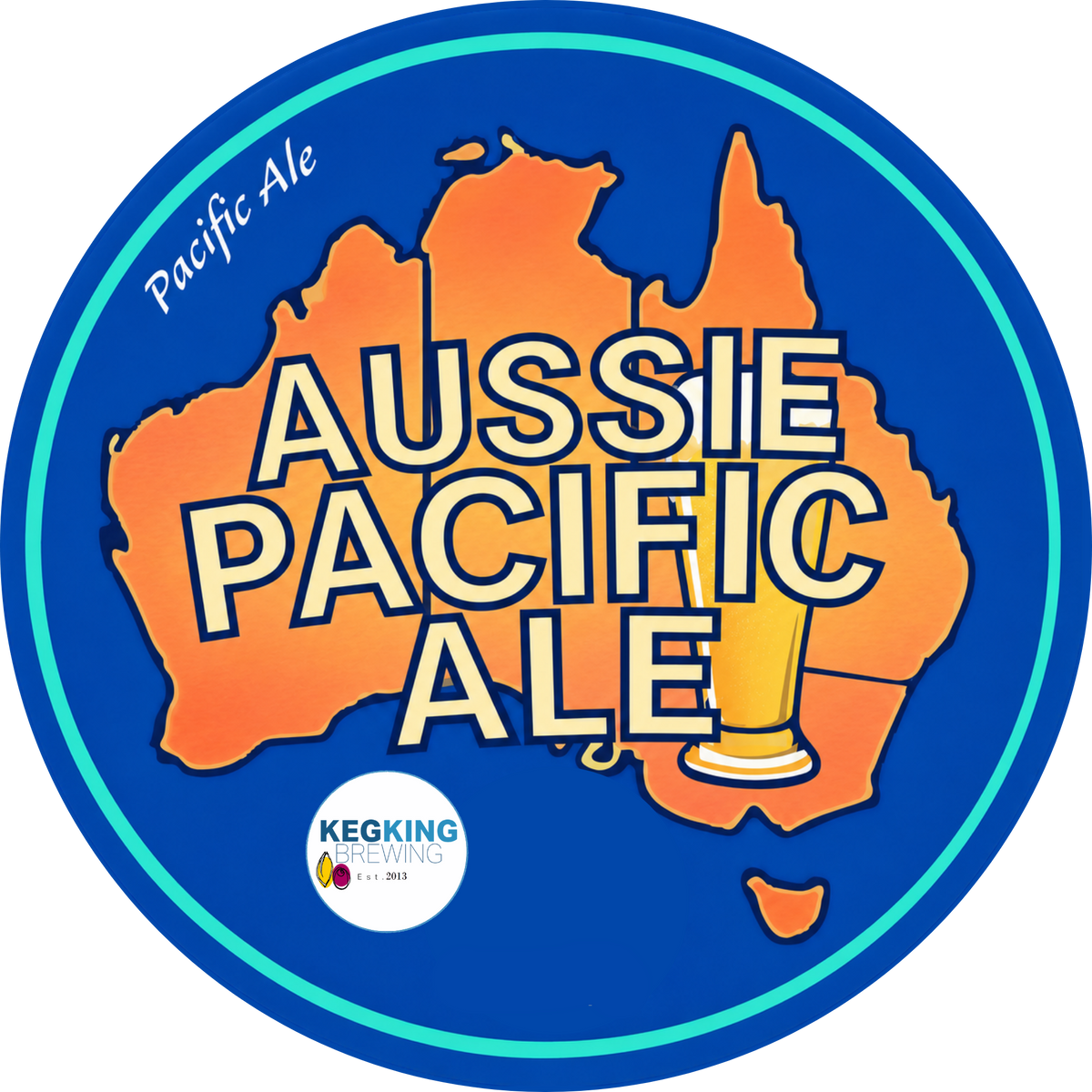 Keg of Beer Keg King Hazy Pacific Ale 50L