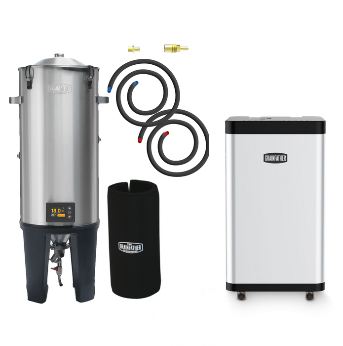 Grainfather Conical Fermenter PRO GF30 with Wireless Controller, Glycol Chiller GC2 & Conical Coat