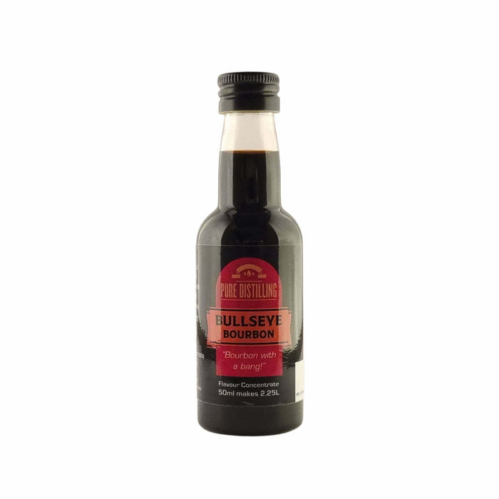 Pure Distilling Bourbon Bullseye Essence 50mL - Flavours 2.25L of Neutral Alcohol