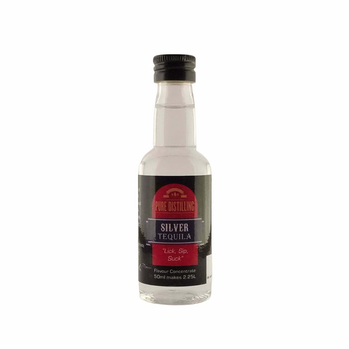 Pure Distilling Tequila Silver 50mL - Flavours 2.25L of Neutral Alcohol