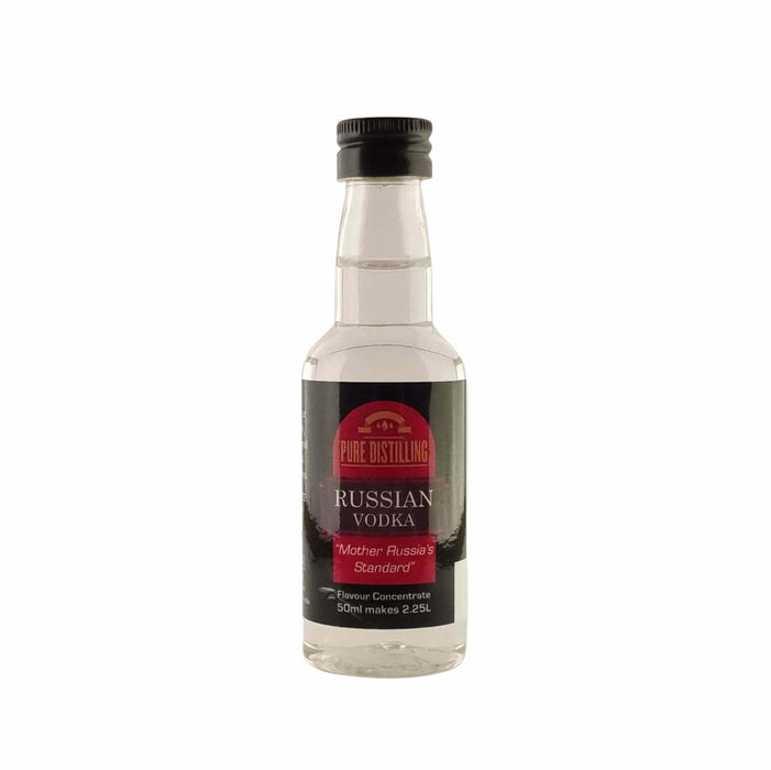 Pure Distilling Vodka Russian Vodka Essence 50mL - Flavours 2.25L of Neutral Alcohol