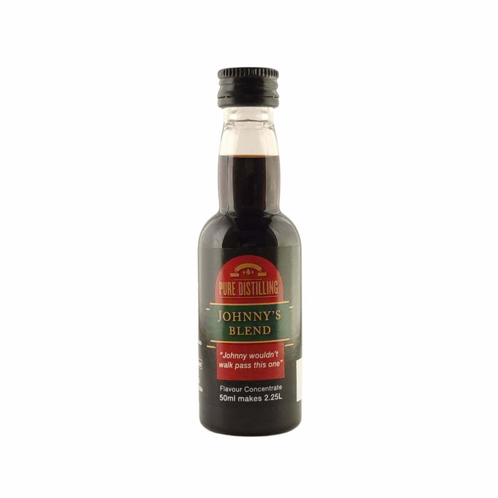 Pure Distilling Whiskey Johnny’s Blend Whisky Essence 50mL - Flavours 2.25L of Neutral Alcohol