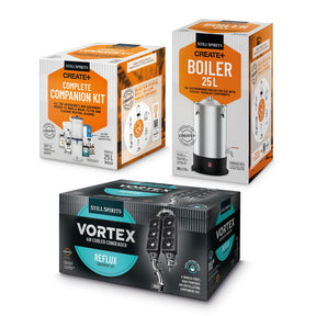 VORTEX Air Cooled Reflux Distillery Kit with Create+ Boiler and Complete Companion Kit