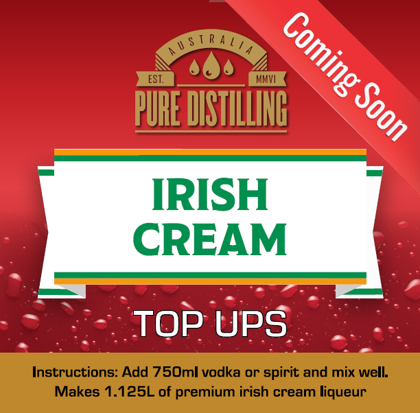 Top Ups Irish Cream Liqueur Essence (Makes 1.125L using 750mL of Neutral Spirit)