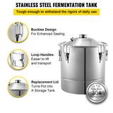 Vevor Alcohol Still 70L Distiller Distillery Kit Home Moonshine Still With Thermometer and Fermentation Tank for Alcohol & Essential Oil Distilling
