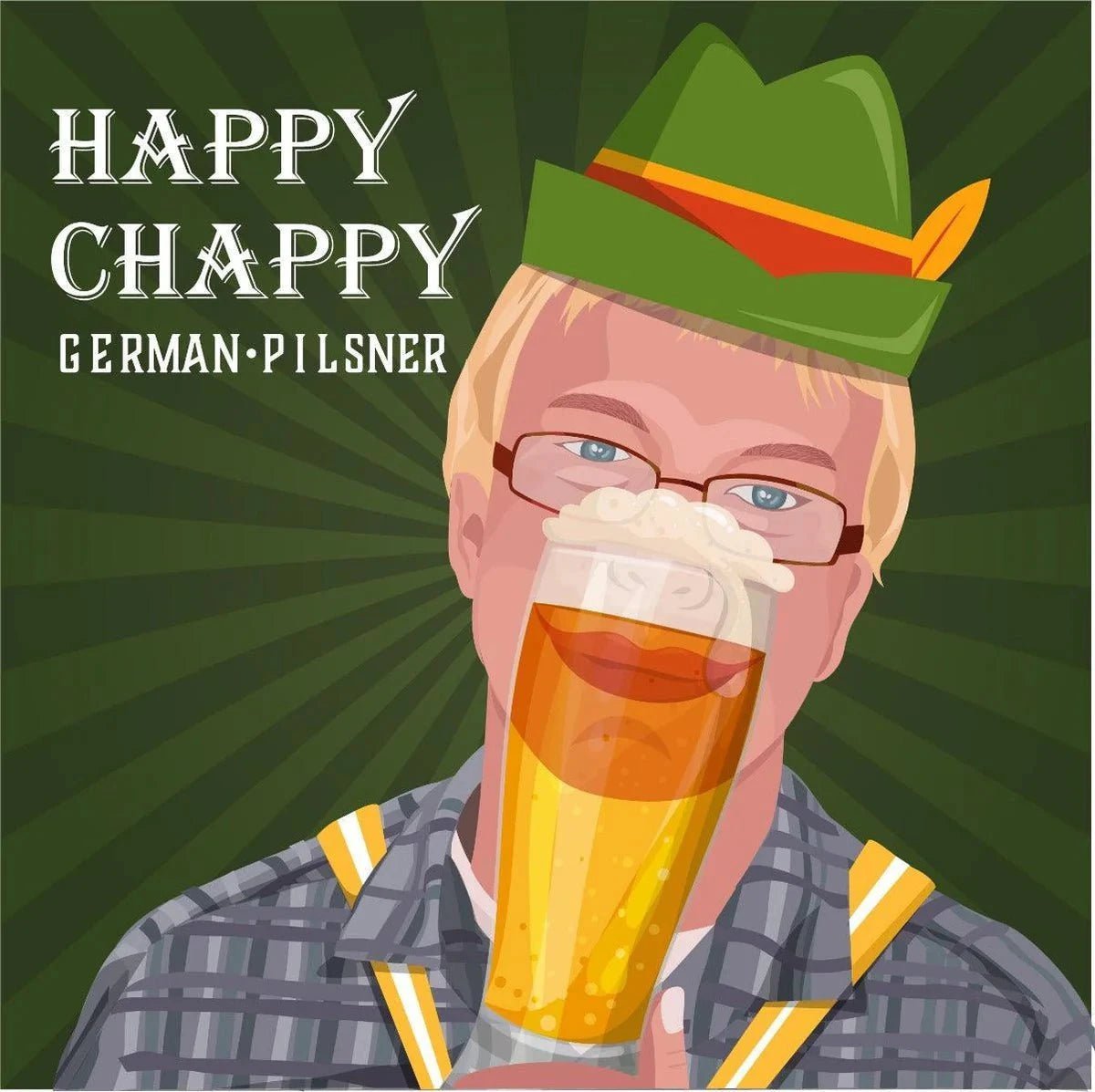 All Grain Recipe Kit - German Pilsner - Happy Chappy - Distillery King Australia
