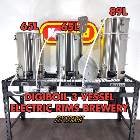 Allstar 3 Vessel DigiBoil Brewery RIMS