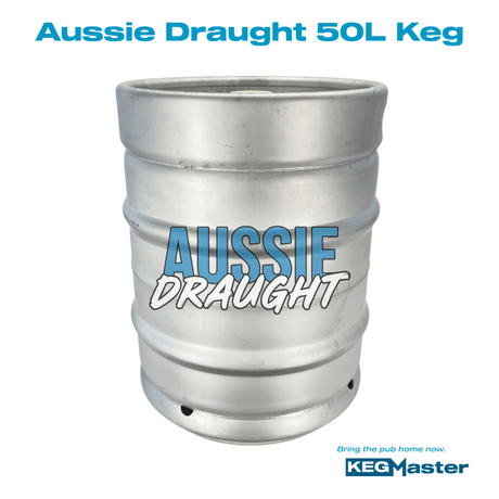 Aussie draught 50 litre beer keg