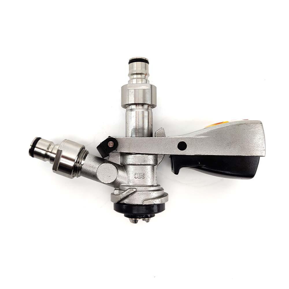 Ball lock D-Type coupler