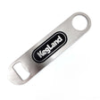 Stainless steel bar blade bottle opener