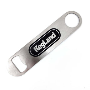 Stainless steel bar blade bottle opener