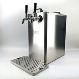 Benchy - Carbon - Double Taps Bench Top Keg Dispenser (Stainless FC Taps)12v/ 24v/240V - Distillery King Australia