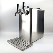 Benchy - Carbon - Double Taps Bench Top Keg Dispenser (Stainless FC Taps)12v/ 24v/240V - Distillery King Australia