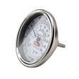 Bi-metal 3 inch dial thermometer, short stem