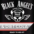 Black Angel's Tennessee Bourbon and Diet Cola Ready to Keg Kit