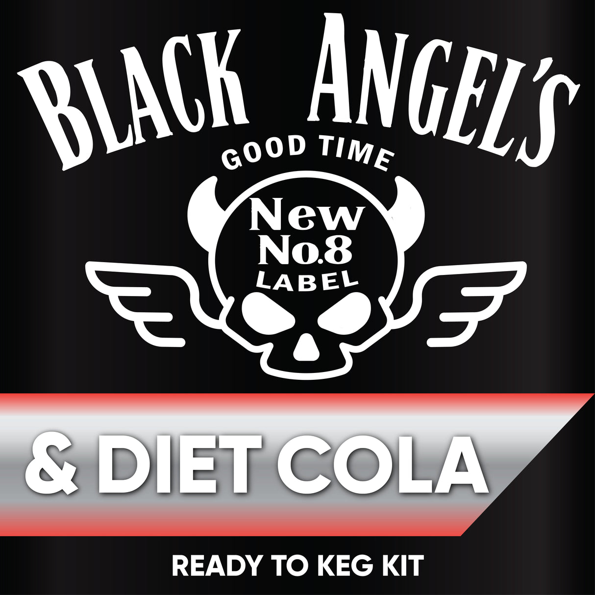 Black Angel's Tennessee Bourbon and Diet Cola Ready to Keg Kit