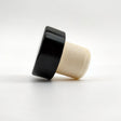 Black synthetic cork stopper for spirit glass bottle