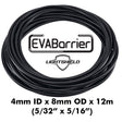 Black Lightshield EVABarrier 4mm ID x 8mm OD 12m roll