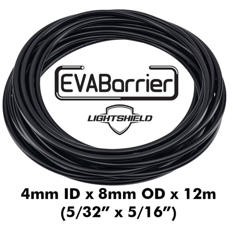 Black Lightshield EVABarrier 4mm ID x 8mm OD 12m roll