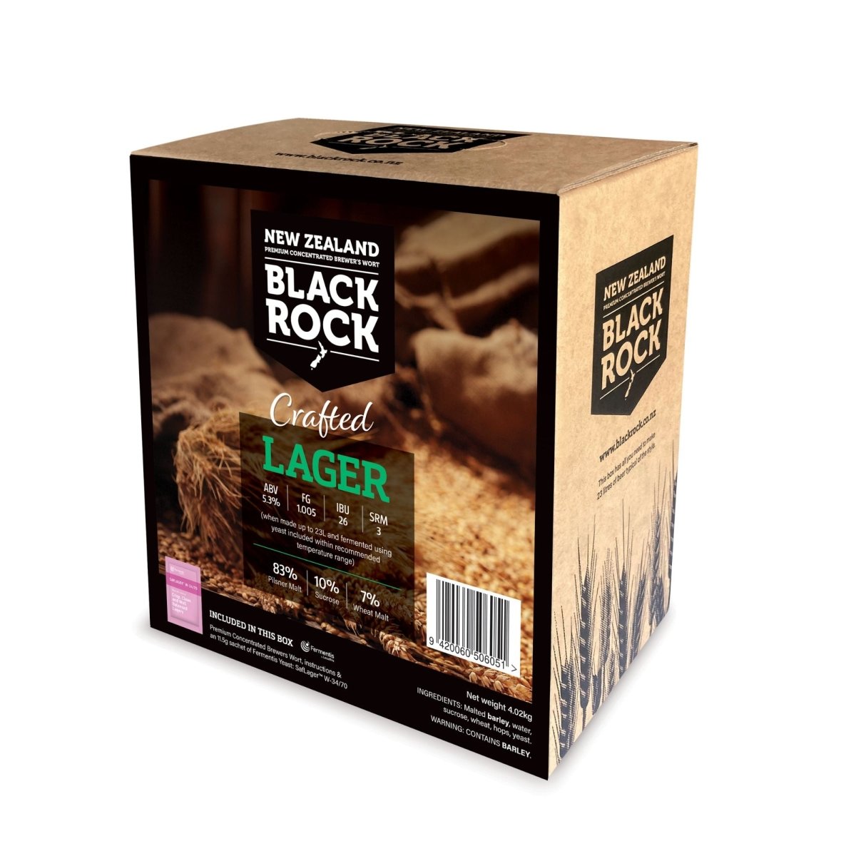 Black Rock Crafted BIB Lager 4kg beer kit