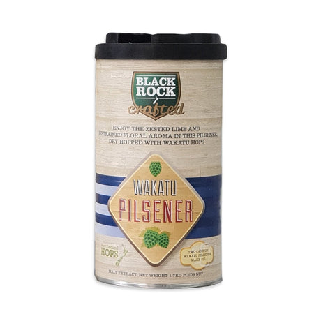 Black Rock Crafted Wakatu Pilsner beer kit 1.7kg