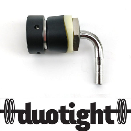 Black stainless steel short shank, duotight compatible