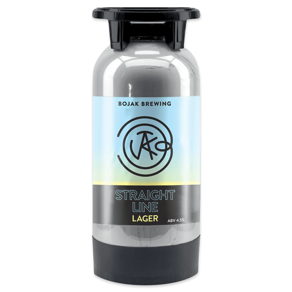 BoJaK Brewing Straight Line Lager 20L keg
