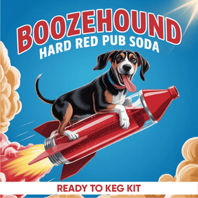Boozehound Hard Red Pub Soda creaming soda ready-to-keg kit