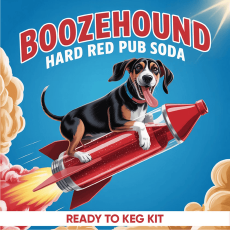 Boozehound Hard Red Pub Soda creaming soda ready-to-keg kit