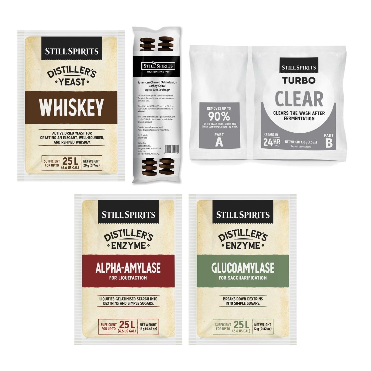 Bourbon Distiller's Yeast Pack - Distillery King Australia