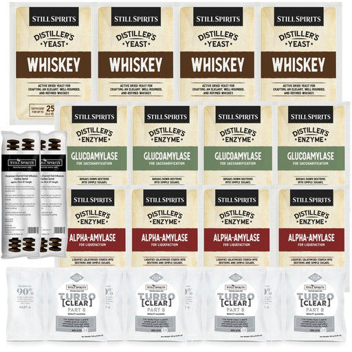 Bourbon Whiskey Distiller's Yeast Pack x4 - Distillery King Australia