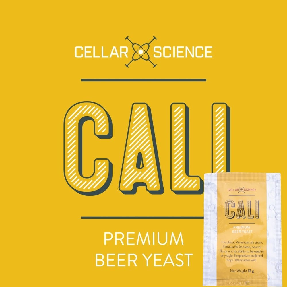 Box of 20 CellarScience Cali American Ale Yeast 12g sachets