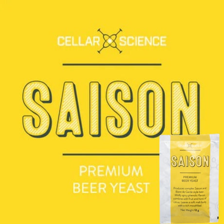 Box of 20 CellarScience Saison Ale Yeast 12g sachets