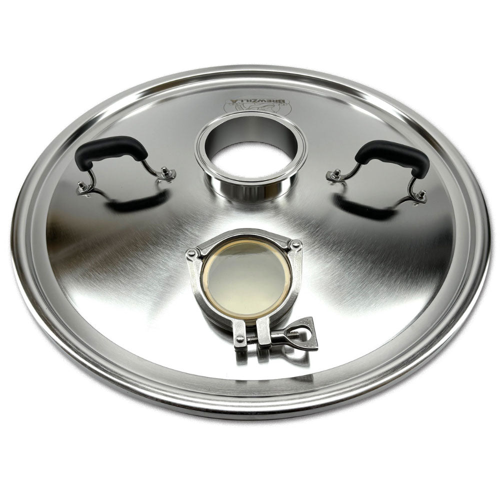 BrewZilla 100L Pro sight glass distillation steam condenser lid