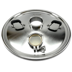 BrewZilla 100L Pro sight glass distillation steam condenser lid