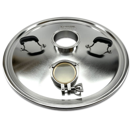 BrewZilla 100L Pro sight glass distillation steam condenser lid