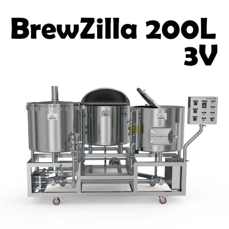 BrewZilla 200L three vessel micro-brewery