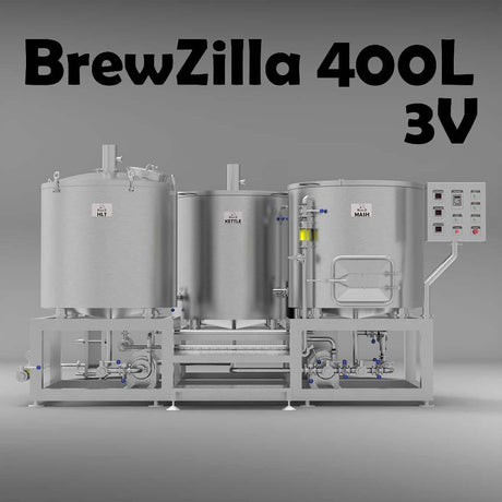BrewZilla 400L 3 vessel microbrewery