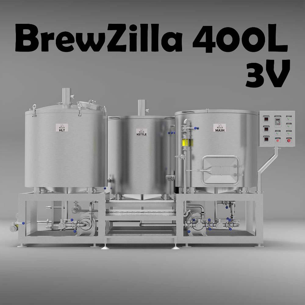 BrewZilla 400L 3 vessel microbrewery