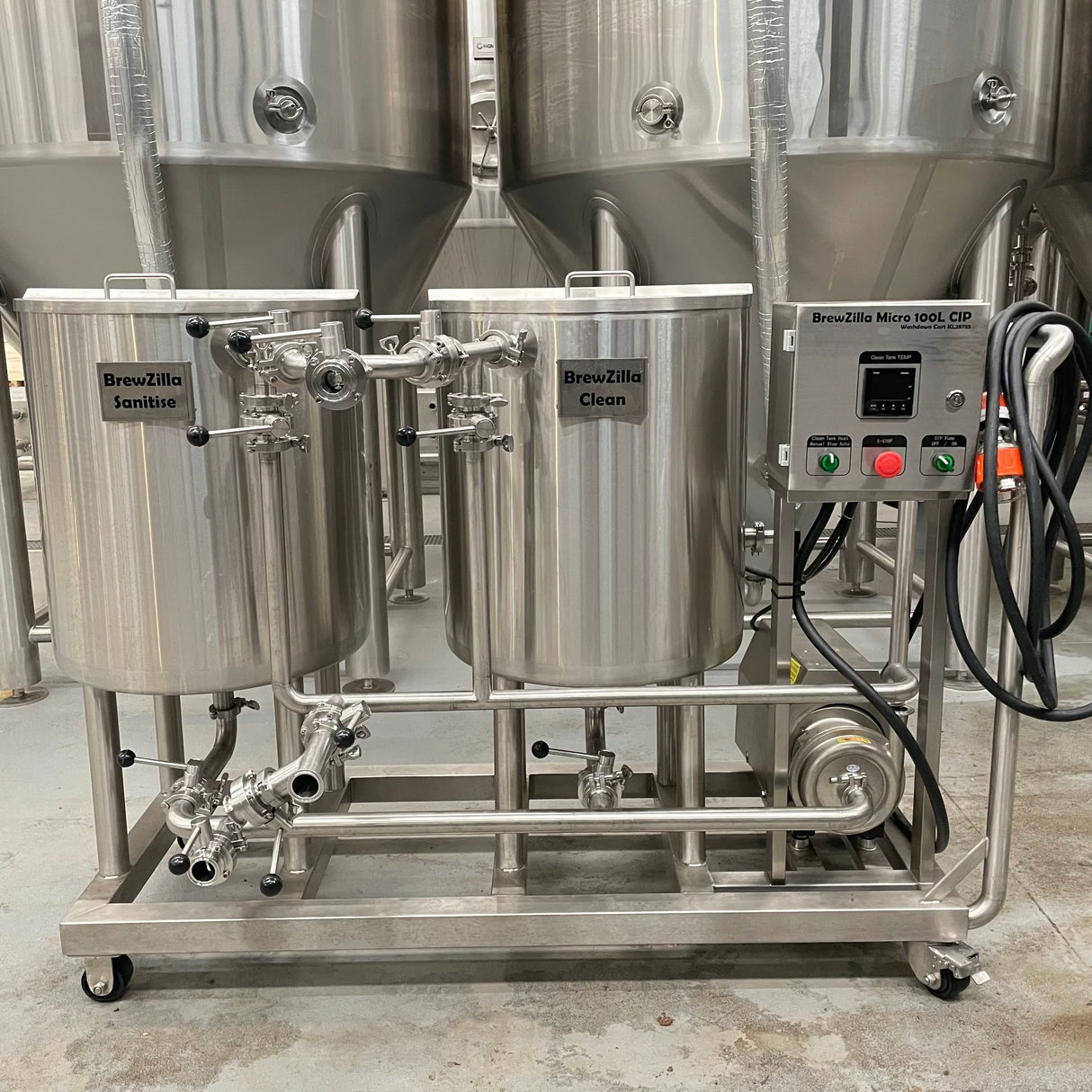 BrewZilla Micro 100L Clean in Place CIP Cart