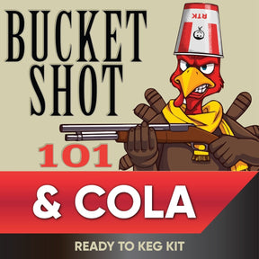 Bucket Shot Kentucky Bourbon and Cola ready-to-keg kit