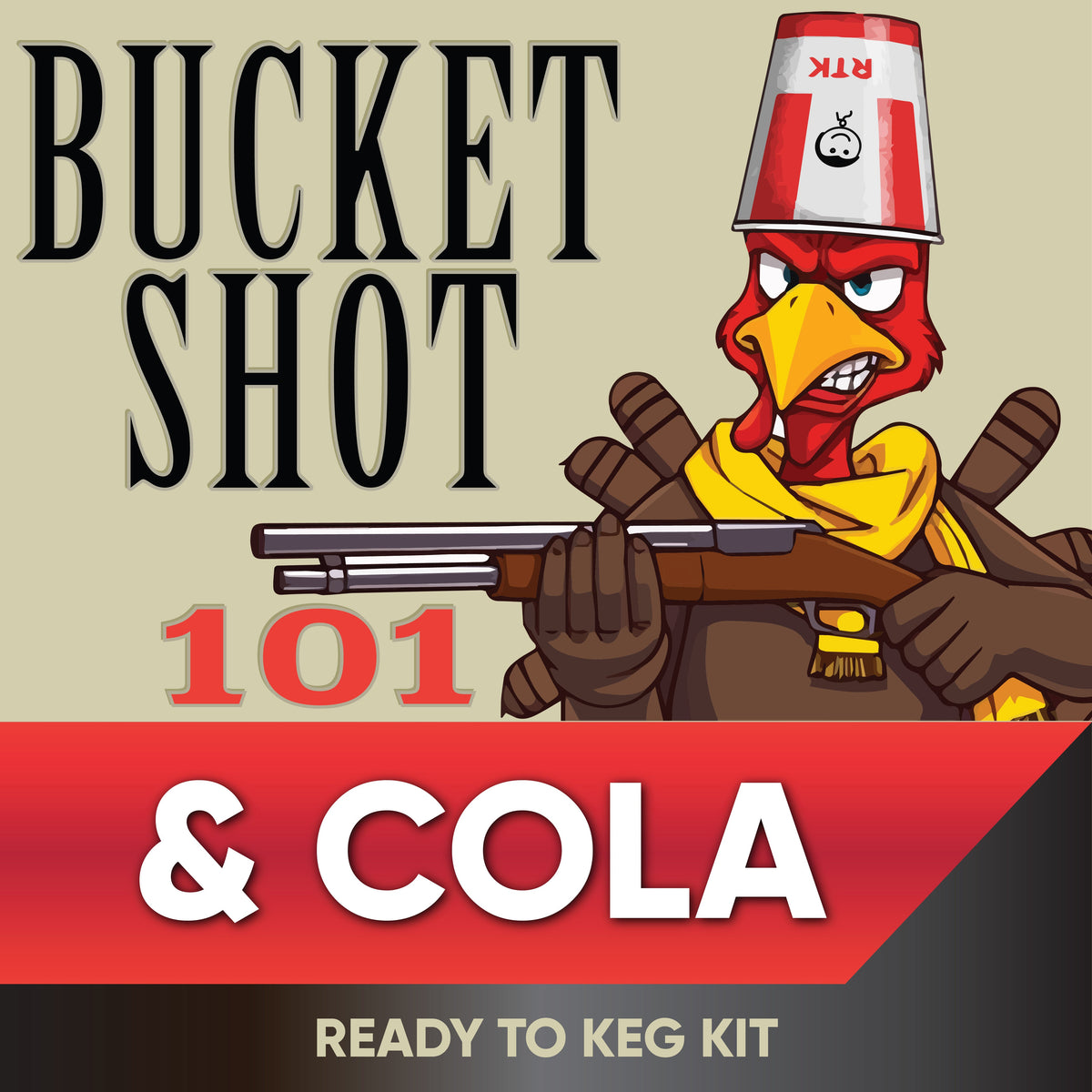 Bucket Shot Kentucky Bourbon and Cola ready-to-keg kit